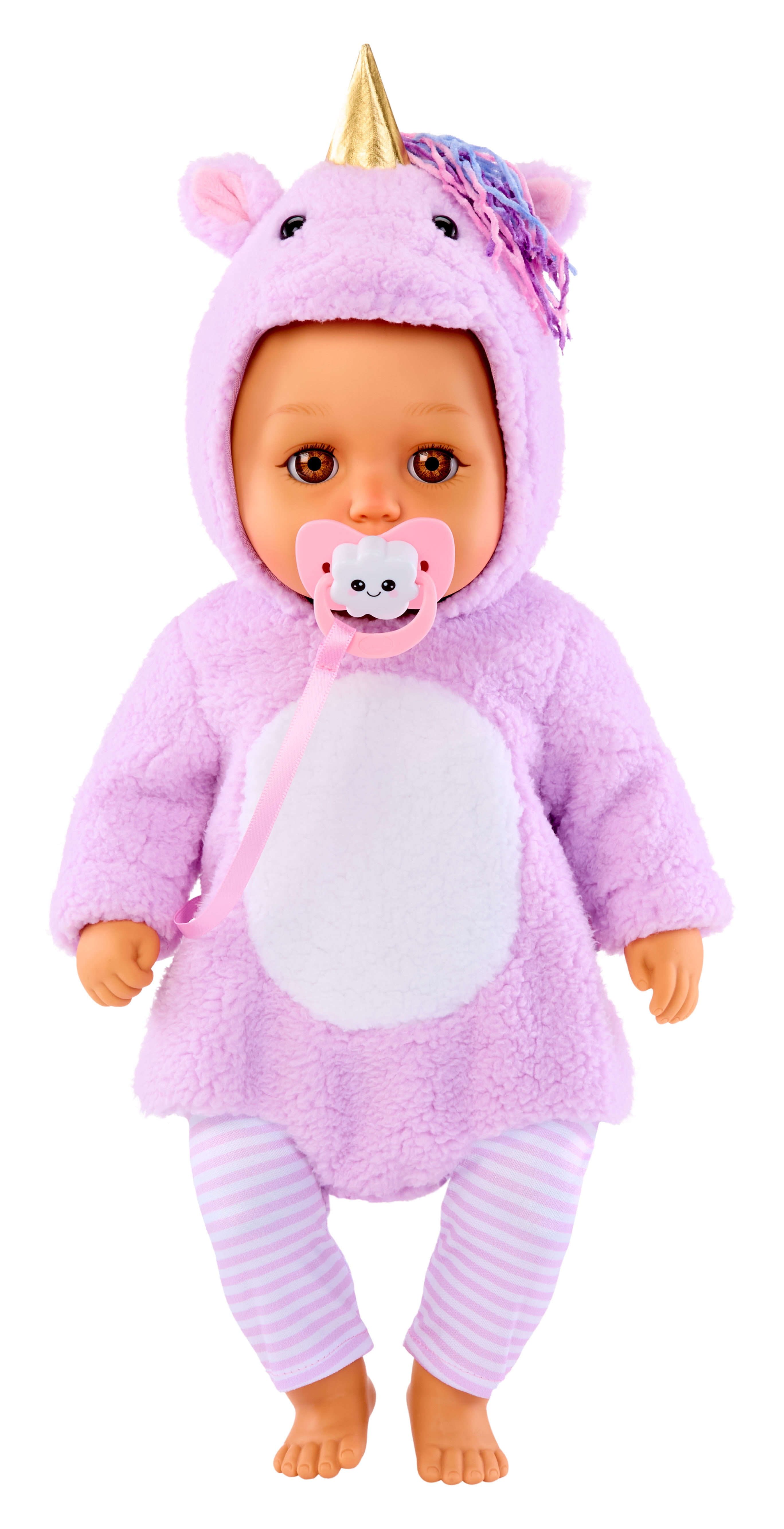 BABY born Bedtime Doll (Unicorn Outfit)- Light Brown Eyes