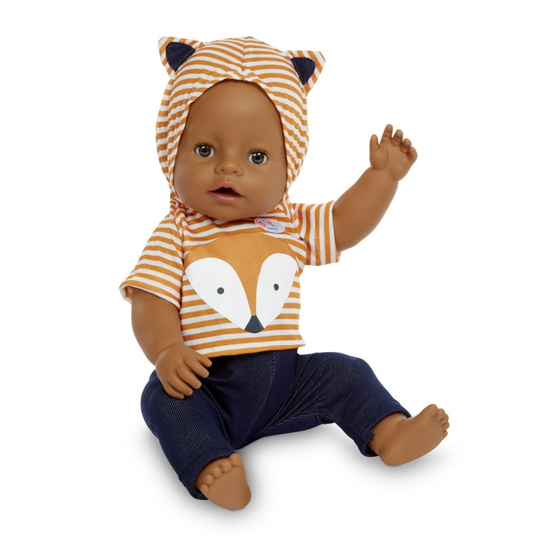 Baby Born My Real Baby Doll Annabell, Blue Eyes: Realistic Soft-Bodied Baby  Doll, Kids Ages 3+, Sound Effects, Drinks & Wets, Mouth Movements, Cries