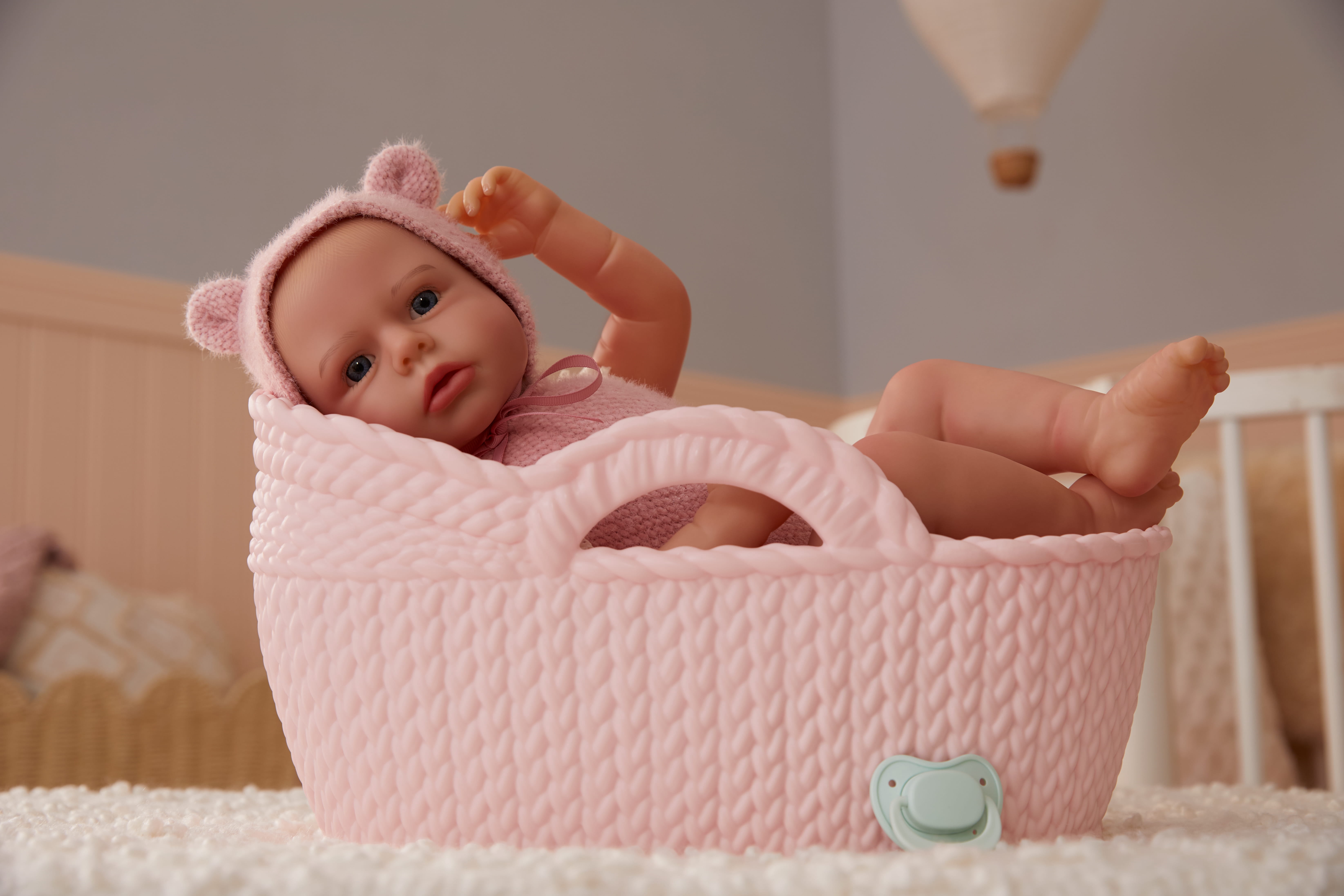 BABY born Real Hand-Painted, Realistic Reborn Baby Doll Girl - Fair, Open Eyes, Ages 3+