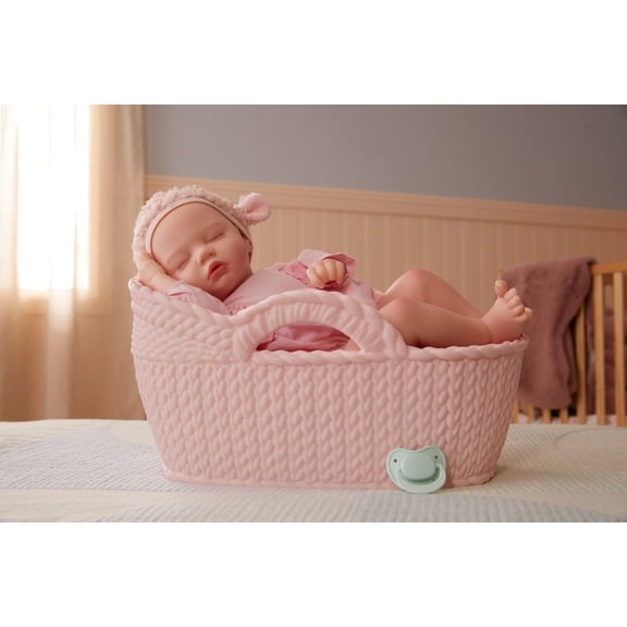 BABY born Real Hand-Painted, Realistic Reborn Baby Doll Girl - Light, Closed Eyes, Ages 3+
