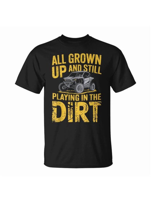 UTV SXS Side By Side Off Road Adventure Racing T-Shirt, S, Black