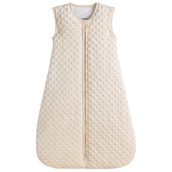Babyinabag Warm 2.5 Tog Quilted Winter Model Baby Sleeping Bag and Sack, Plush Minky Dot for Infants and Toddlers Size Large (22 Months - 3T)