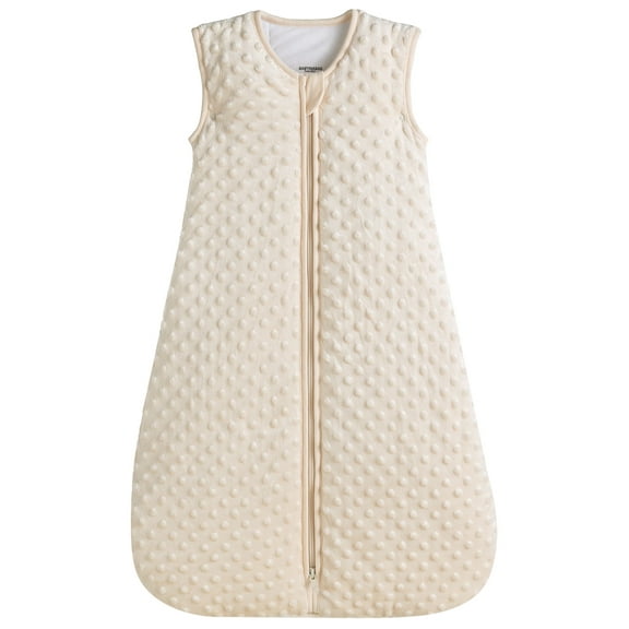 BABYINABAG Warm 2.5 Tog Quilted Winter Model Baby Sleeping Bag and Sack, Plush Minky Dot for Infants and Toddlers Size Large (22 mos - 3T)