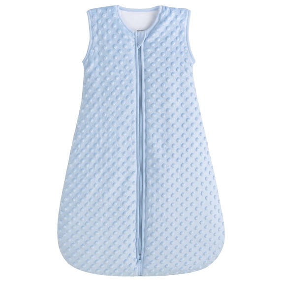 BABYINABAG Warm 2.5 Tog Quilted Winter Model Baby Sleeping Bag and Sack, Plush Minky Dot for Infants and Toddlers Size Large (22 mos - 3T)