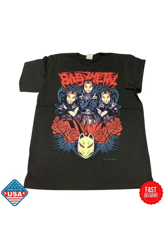 BABYMETAL band t-shirt remake tee S-5XL Unisex Inspired kawaii metal band Tshirt