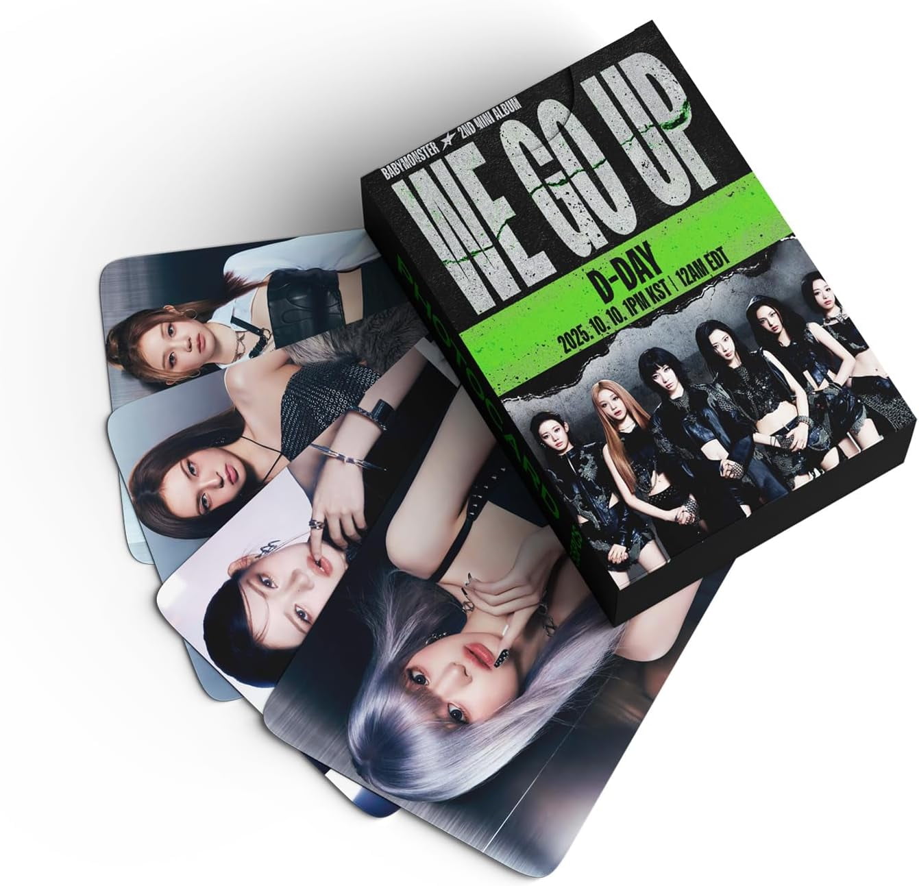 BABYMONSTER 2ND MINI ALBUM WE GO UP Photocards - 55PCS Kpop Lomo