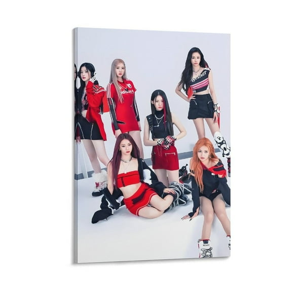 BABYMONSTER Art Sexy Girl Group Poster Art Poster Canvas Painting Decor Wall Print Photo Gifts Home Modern Decorative Posters 12x18inch(30x45cm)