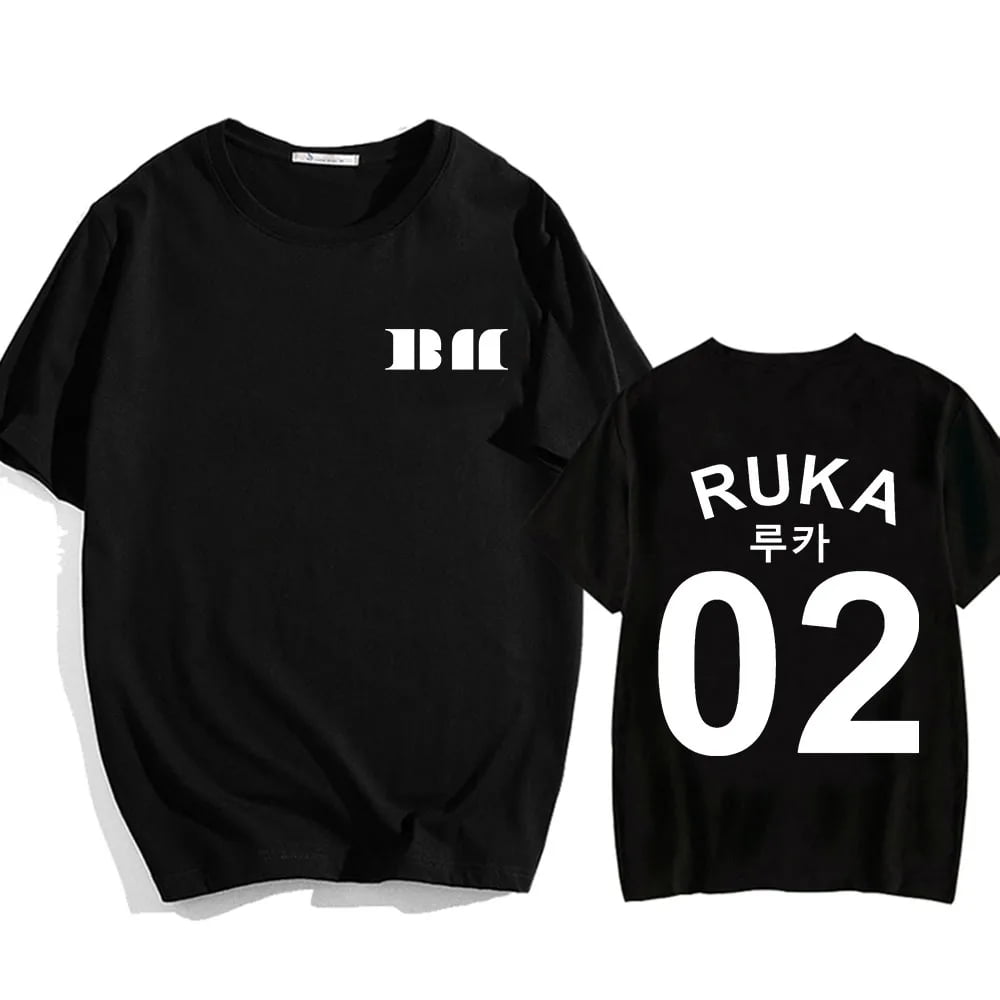 BABYMONSTER Kpop Band T-shirt RUKA 02 Group Member Summer