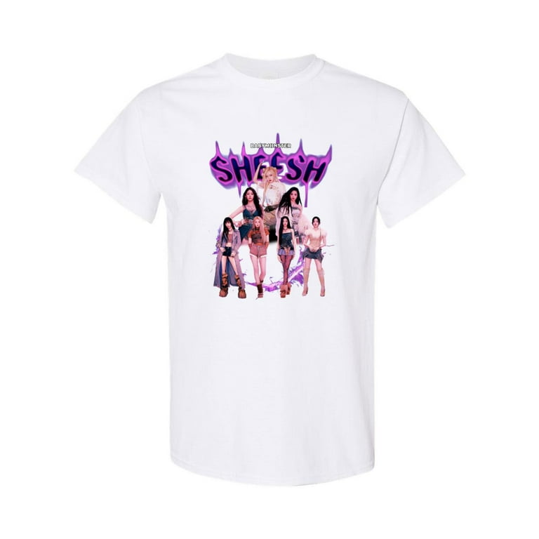 BABYMONSTER ゲームシャツ ホワイト DRIP BABYMONSTER DRIP ポップアップ CROP JERSEY 白 ユニフォーム