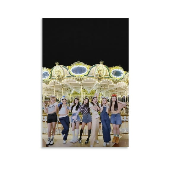 BABYMONSTER Sexy Girl Group Art Poster Canvas Poster Wall Art Picture Prints Hanging Photo Gift Decor Home Posters Artworks 12x18inch(30x45cm)