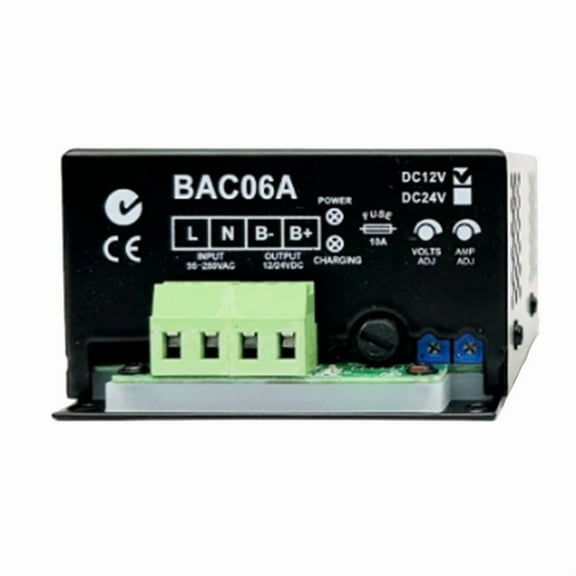 BAC06A 12V Smart Battery Charger Battery Float Charger Battery Charger Generator G1388