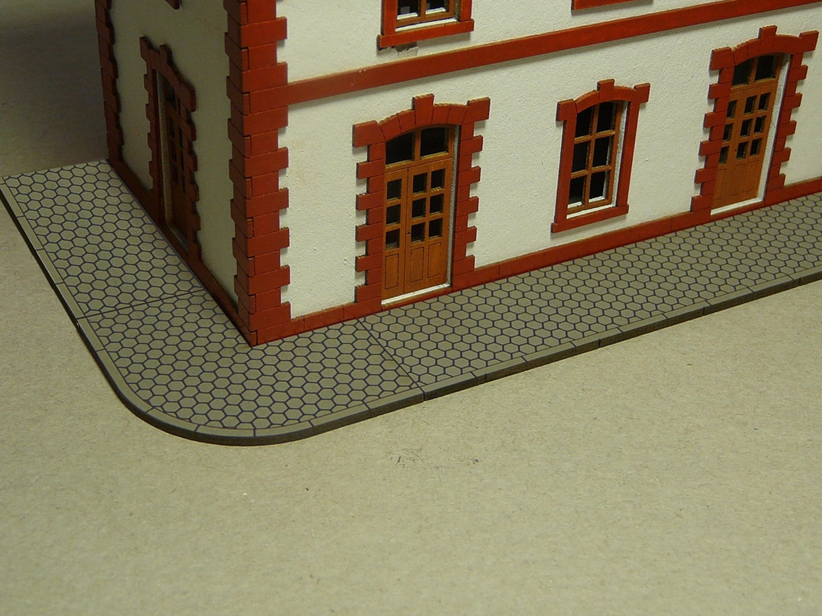 Bachmann HO Scale Train Accessories Hexagon Sidewalk 39105