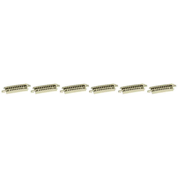Bachmann Industries E-Z Track Half Section 17.50" Radius Curved Track (6/card) N Scale