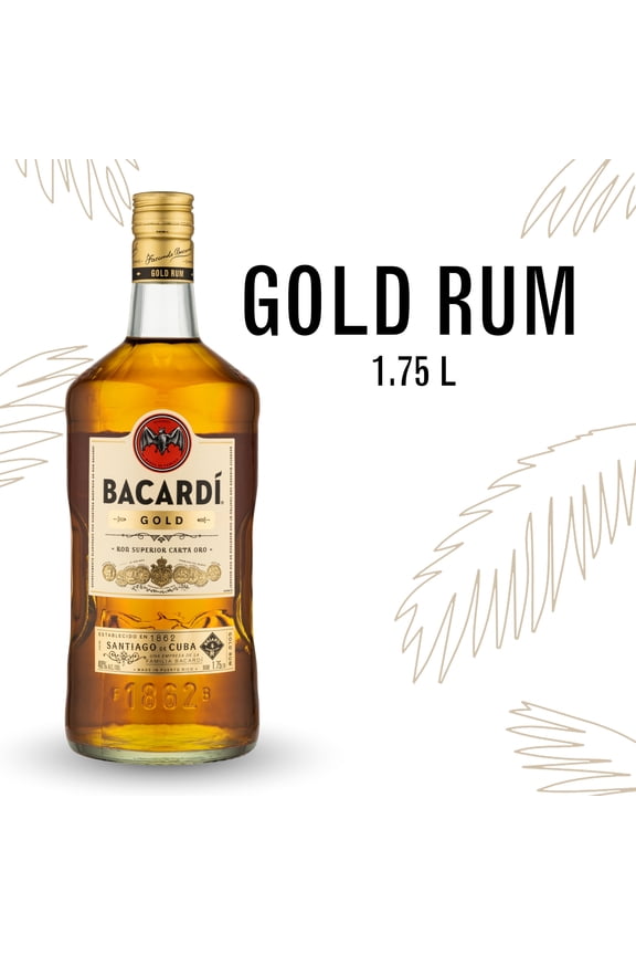 I Gold Rum, Gluten Free, 1.75 L Bottle, ABV 40%