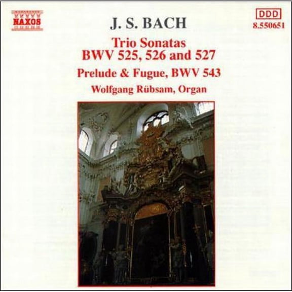 BACH: TRIO SONATAS NOS. 1, 2 & 3; PRELUDE & FUGUE IN A MINOR, BWV 543