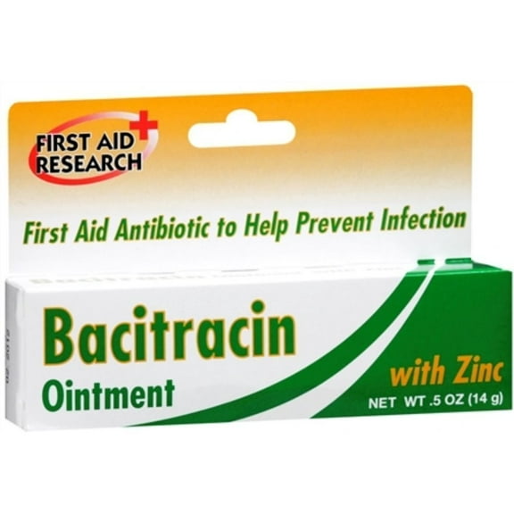 FIRST AID RESEARCH CORP Bacitracin-Zinc Oint Far, 0.5 Ounce (Pack of 1)