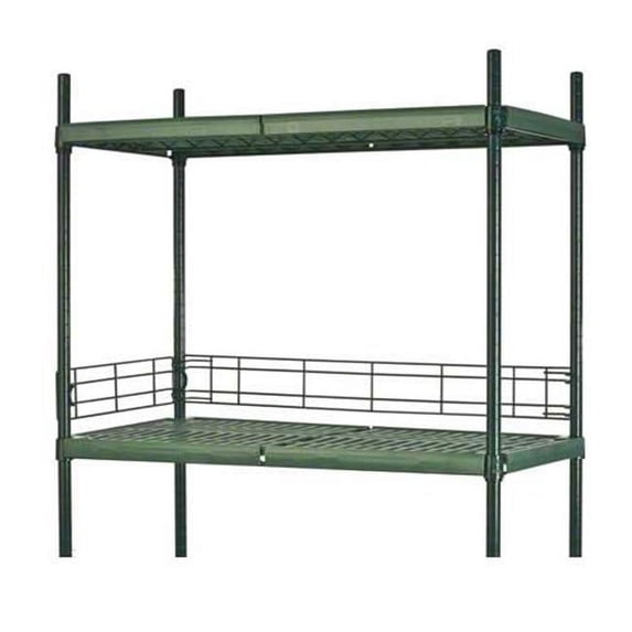 BACK LEDGE 30 X 4 H GREEN W SANIGARD