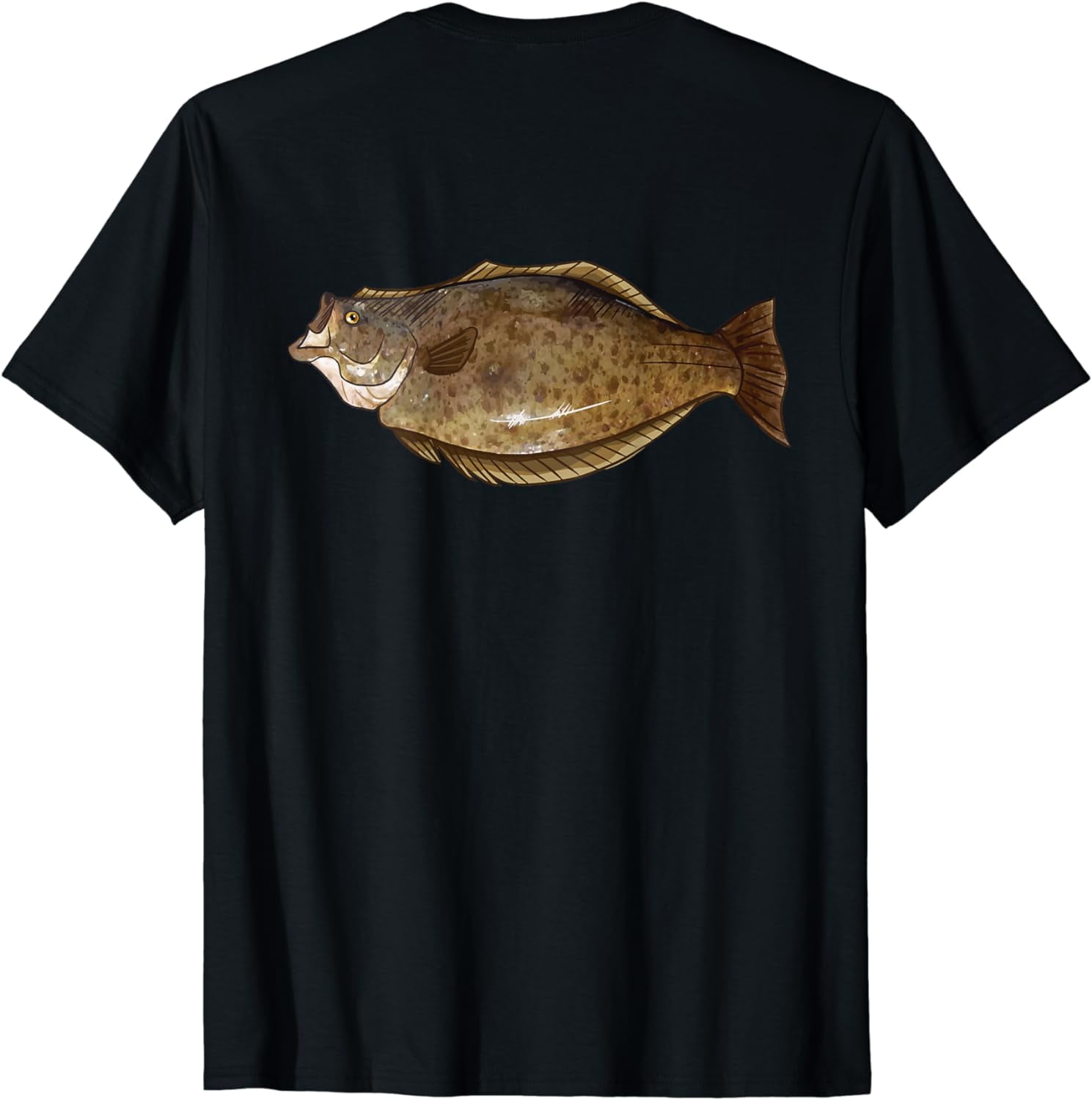 BACK PRINT Halibut Fish Halibut Fishing Halibut TShirt