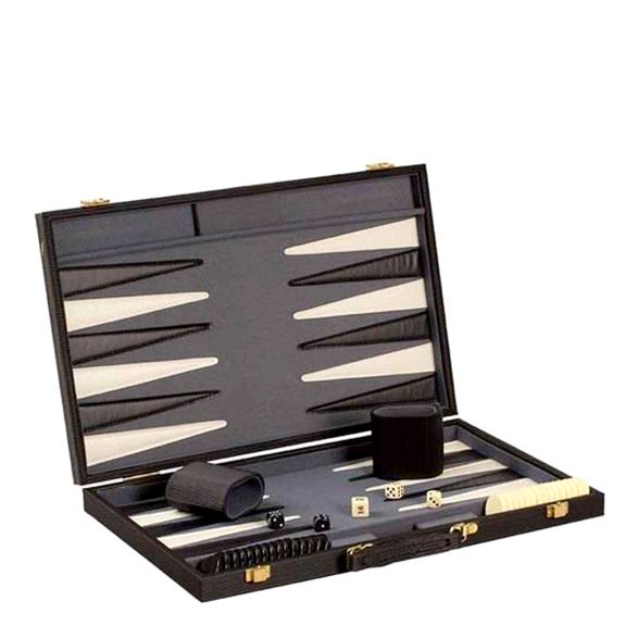 BACKGAMMON 18" MODERN A CONTEMPORARY TWIST ON A CLASSIC GAME | TIMELESS ELEGANCE BACKGAMMON 18" MODERN EDITION | BOARD GAME, BACKGAMMON SET