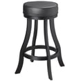 thumbnail image 1 of BACKLESS BARSTOOL - BLACK, 1 of 2