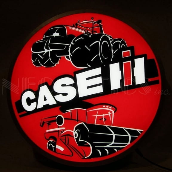 BACKLIT LED LIGHTED SIGN CASE IH TRACTORS 7CASE1
