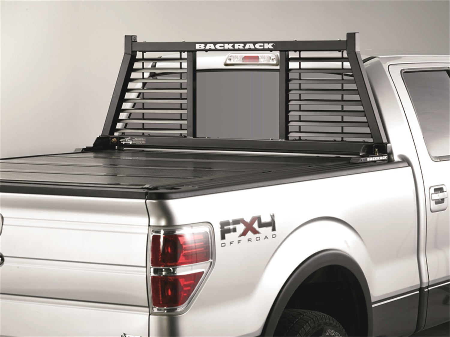 BACKRACK 143LV HALF LOUVER FRAME ONLY, HW KIT REQUIRED Fits select: 1999-2016 FORD F250, 1999-2016 FORD F350