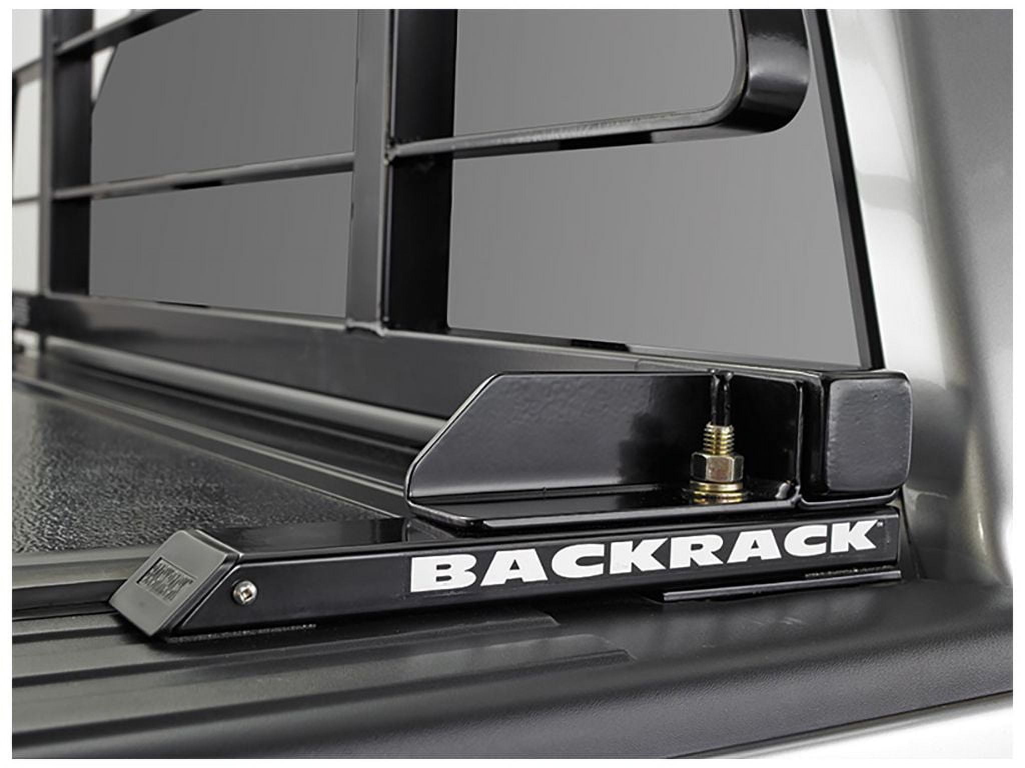 BACKRACK by RealTruck | Hardware Kit for use w/ Low-Profile Tonneau, Black, No Drill | 40117 | Compatible with 2002-2024 Ram 2500/3500; 2002-2018 Ram 1500