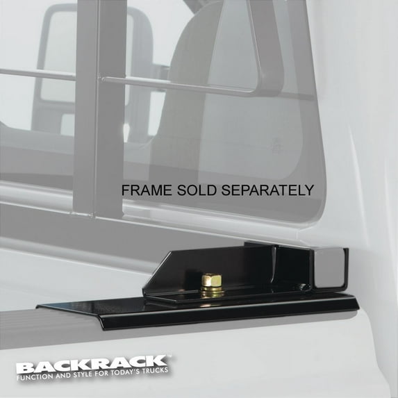 BACKRACK by RealTruck | Hardware Kit for use w/ Standard Bed, Black, No Drill | 30122 | Compatible with 2019-2024 Chevrolet/GMC Silverado/Sierra 1500; 2022 Chevrolet Silverado 1500 LTD