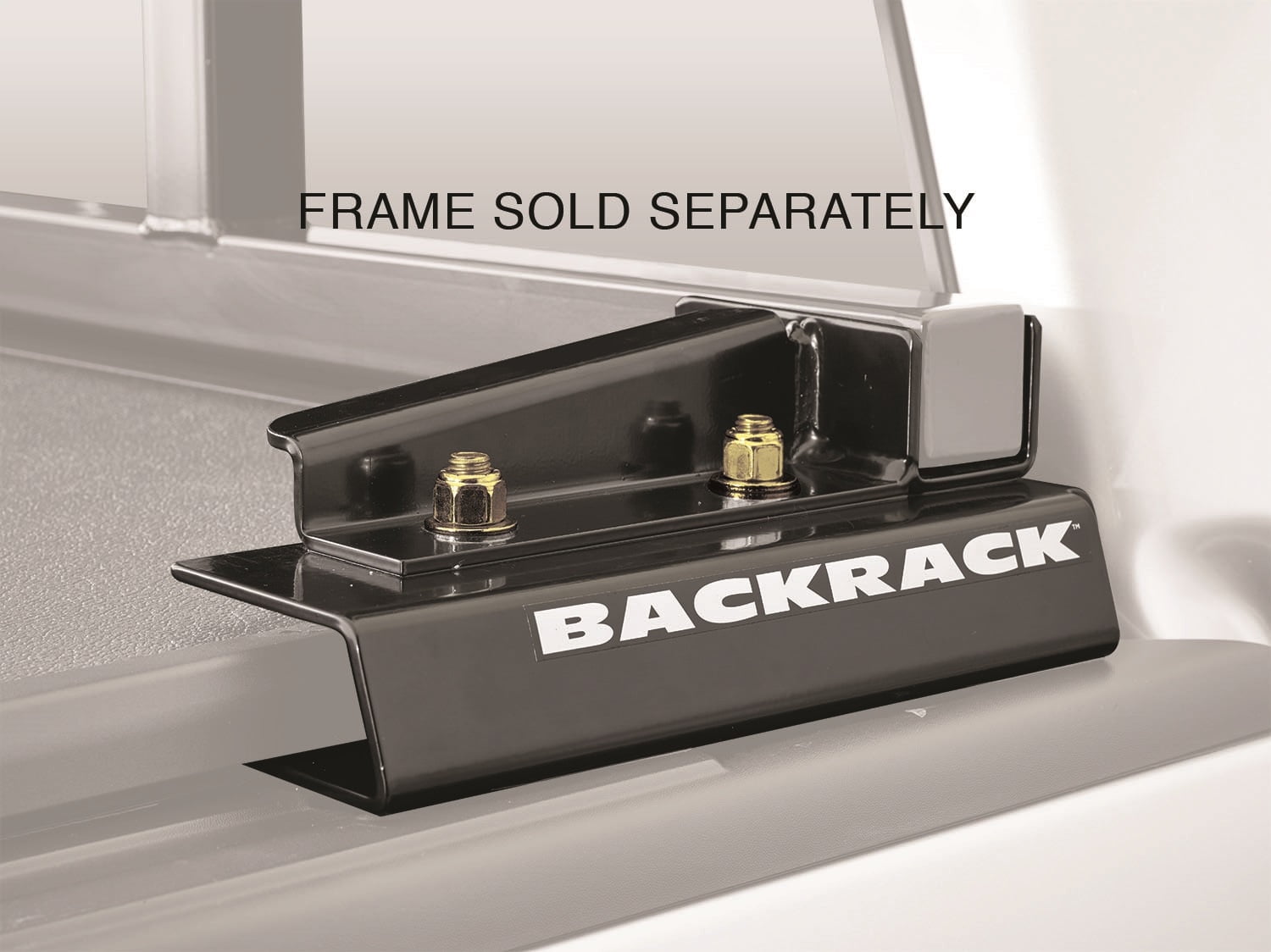 BACKRACK by RealTruck | Hardware Kit for use w/ Wide-Top Tonneau, Black, No Drill | 50123 | Compatible with 2015-2024 Ford F-150; 2022-2024 Ford F-150 Lightning