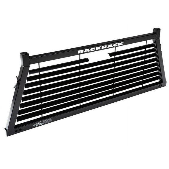 BACKRACK by RealTruck Louvered Rack Frame Only Black, No Drill |12900| Compatible with 2019-2024 Chevy/GMC Silverado/Sierra 1500; 2008-2019 & 2022-2024 Toyota Tundra; 2009-2024 Ford F-150 & Others