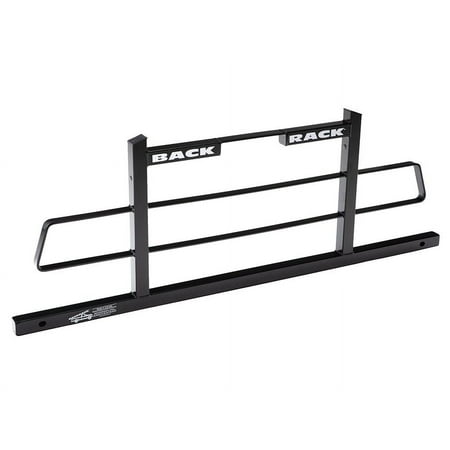 BACKRACK by RealTruck Original Shortened Rack Frame Only | Black, No Drill | 15029 | Compatible with 2019-2024 Chevrolet/GMC Silverado/Sierra 1500; 2022 Chevrolet Silverado 1500 LTD