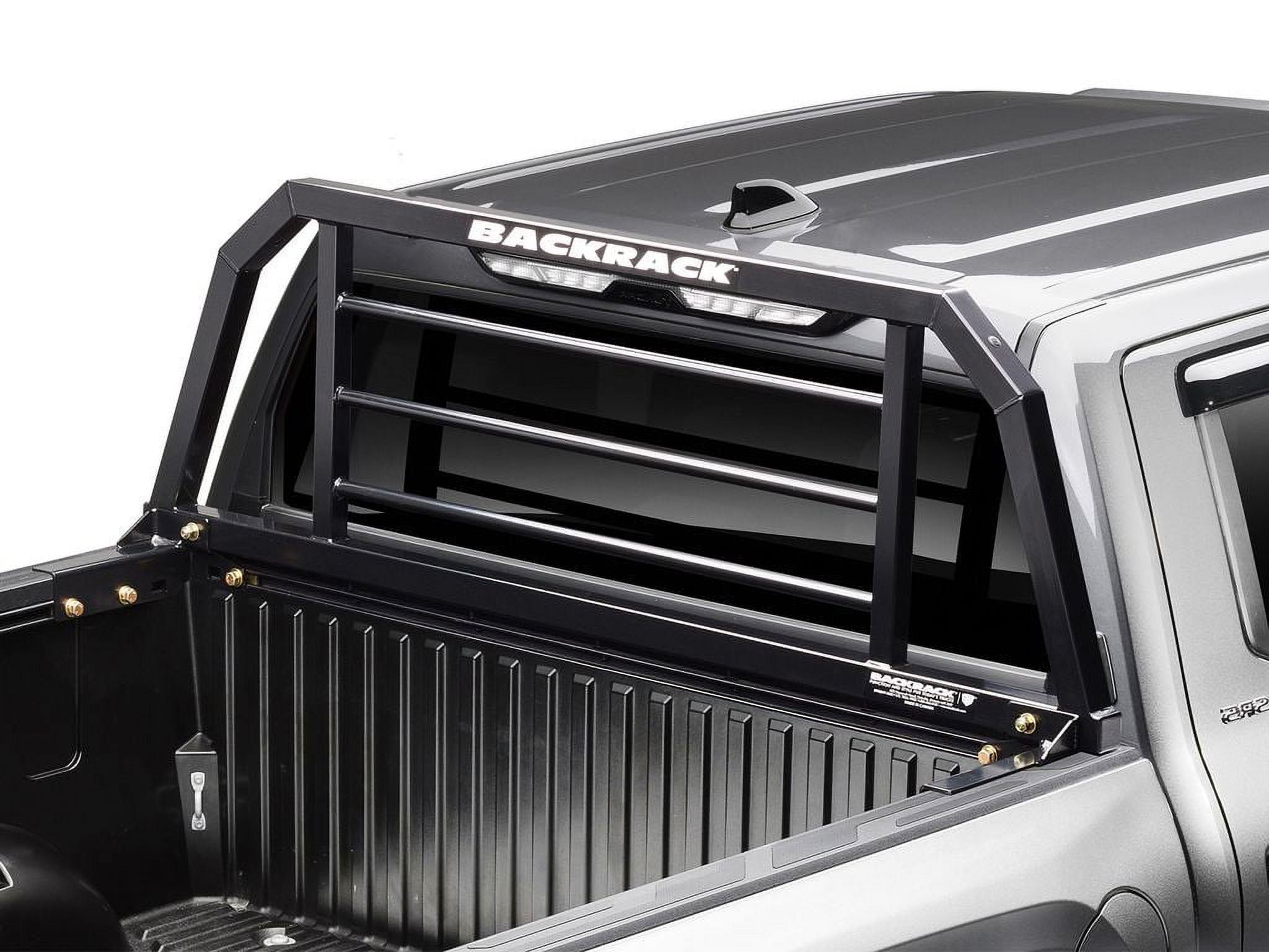 BACKRACK By RealTruck SRX Rack Shortened Non-Lighted Frame | Black, No ...