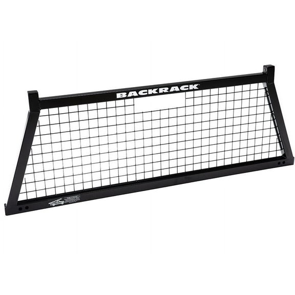 BACKRACK by RealTruck Safety Rack Frame Only | Black, No Drill | 10800 | 2017-2020 Ford F-250/F-350/F-450/F-550; 2011-2024 Dodge Ram 1500; 2019-2022 Ram 1500 Classic; 2004-2024 Nissan Titan & Others