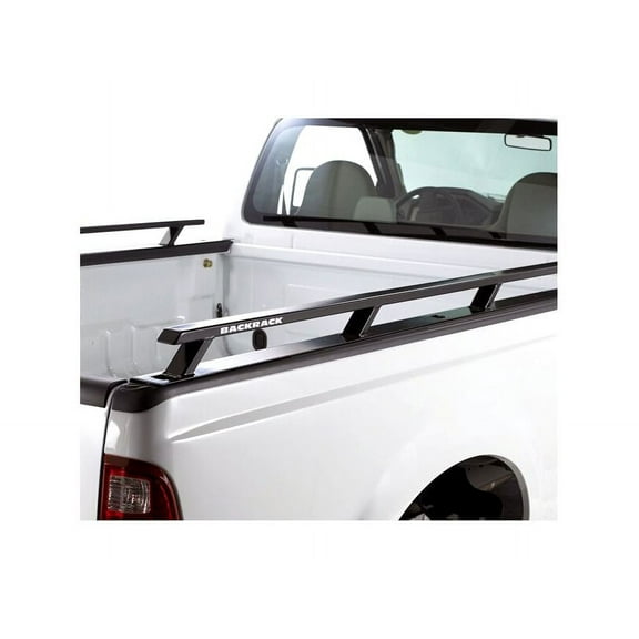 BACKRACK by RealTruck Side Rails to use w/ Standard Bed | Black, No Drill | 65524 | Compatible with 2019-2024 Chevrolet/GMC Silverado/Sierra 2500 HD/3500 HD