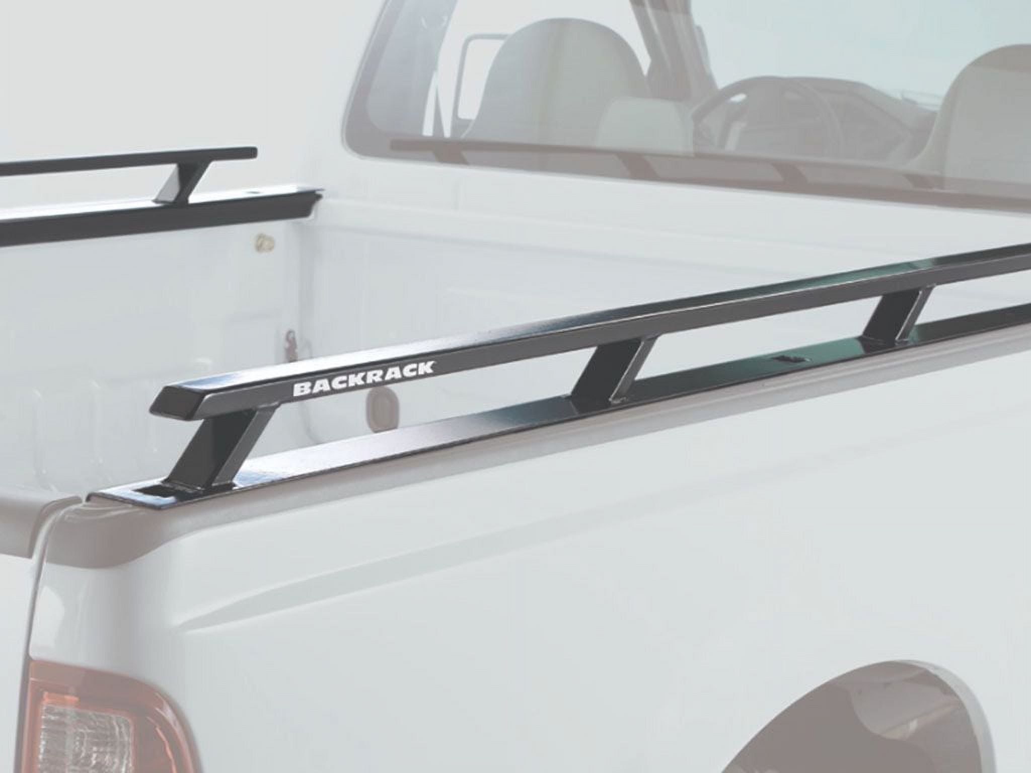 BACKRACK by RealTruck Side Rails to use w/ Standard Bed | Black, No ...