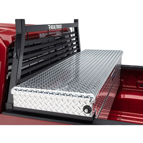 BACKRACK by RealTruck | Hardware Kit for use w/ 21" Toolbox, Black, No Drill | 30511TB | Compatible with 2004-2015 Nissan Titan
