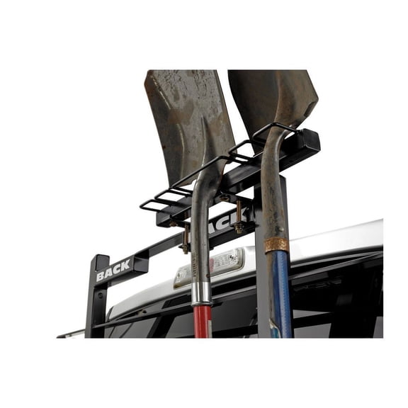 BACKRACK by RealTruck Landscape Tool Holder Attachment | 5-Tool, Black | 41005 | Universal w/ BACKRACK by RealTruck Frame's
