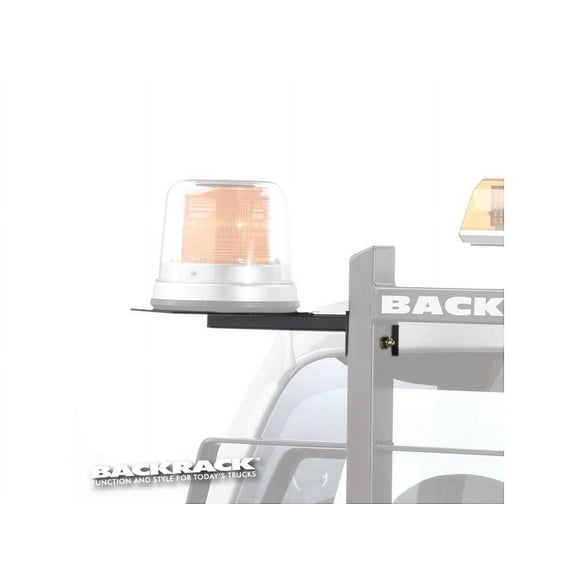 BACKRACK by RealTruck Light Bracket 10.5" Base | Black, Driver Side | 91001 | Universal w/ BACKRACK by RealTruck Frame's