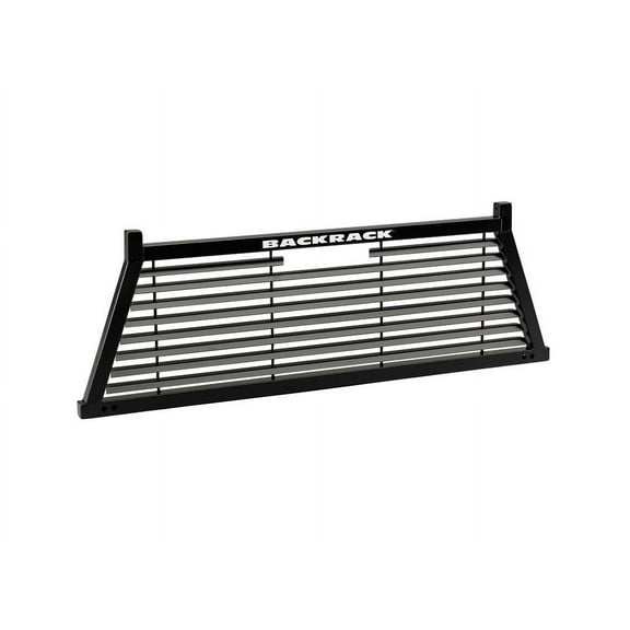 BACKRACK by RealTruck Louvered Rack Frame Only | Black, No Drill | 12700 | Compatible with 1999-2024 Ford F-250/F-350/F-450