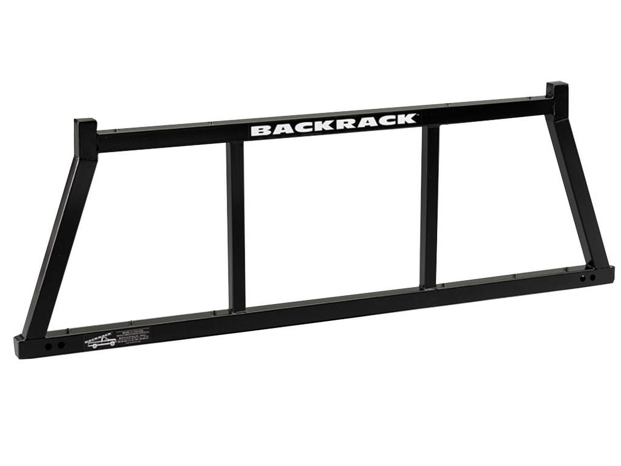 BACKRACK By RealTruck Open Rack Frame Only | Black, No Drill | 14700 ...