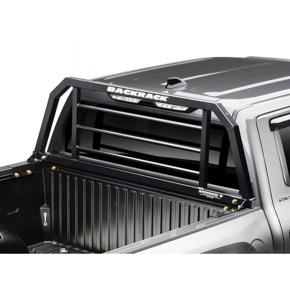 BACKRACK by RealTruck SRX Rack Shortened Non-Lighted Frame | Black, No Drill | SRX702 | Compatible with 1999-2024 Ford F-250/F-350/F-450