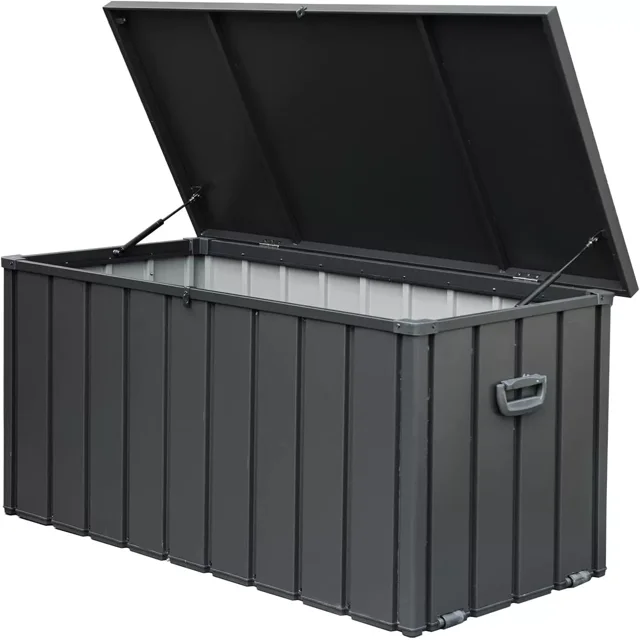 Pool Deck Types BACKYARD BEAUTIFUL 100‑Gallon Large Deck Box – Versatile Patio Storage ...