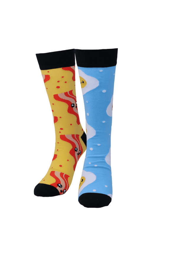 Bacon Eggs Knit Socks