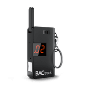 BACtrack Keychain Breathalyzer Black | Ultra-Portable Pocket Keyring Alcohol Tester for Personal Use