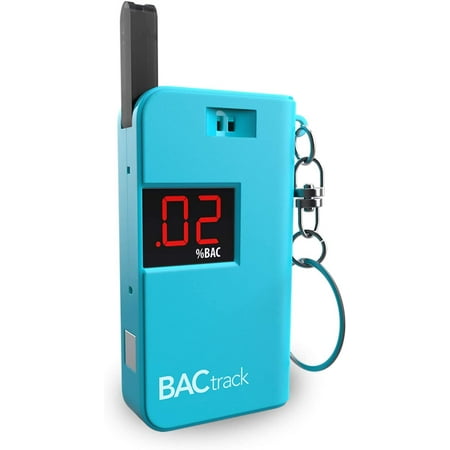BACtrack Keychain Breathalyzer (Blue) | Ultra-Portable Pocket Keyring Alcohol Tester for Personal Use