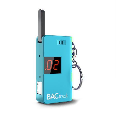BACtrack Keychain Breathalyzer (Blue) | Ultra-Portable Pocket Keyring Alcohol Tester for Personal Use