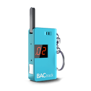 BACtrack Keychain Breathalyzer Blue | Ultra-Portable Pocket Keyring Alcohol Tester for Personal Use