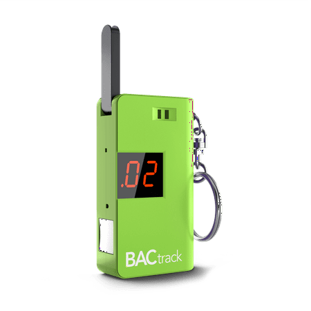BACtrack Keychain Breathalyzer (Green) | Ultra-Portable Pocket Keyring Alcohol Tester for Personal Use