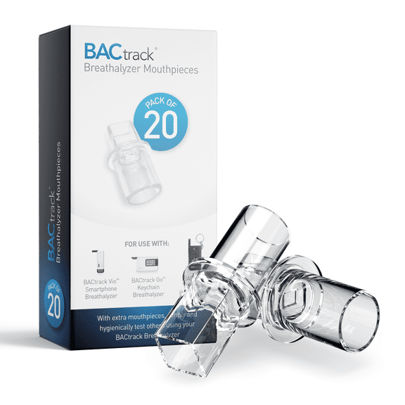 BACtrack Keychain Breathalyzer Mouthpieces (20 Pack) MPKC20