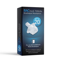BACtrack Mobile Smartphone Breathalyzer Mouthpieces (20 Count) | Not Compatible with BACtrack C6 and C8 Breathalyzers